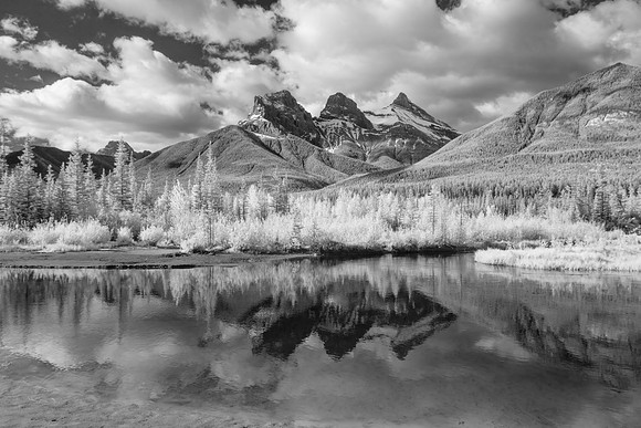 The Three Sisters - Infrared, Banff NP