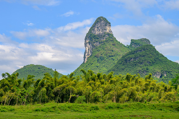 Limestone Karst Mountains along the River Li II