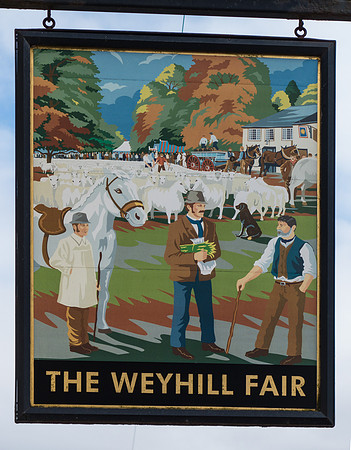 The modern Pub on the site of Weyhill Fair
