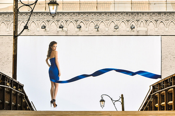 Girl on a bridge