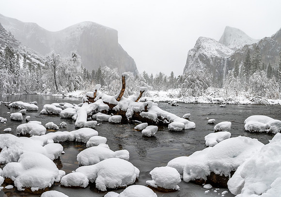Valley View in Snow