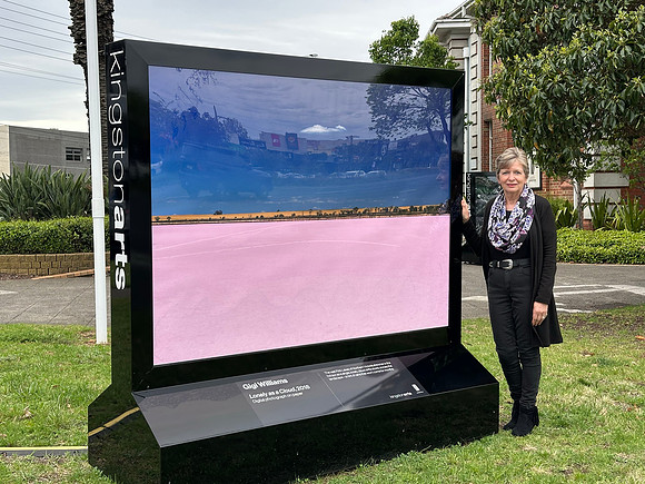 'Lonely as a cloud'  from Kingston City Council Exhibition.