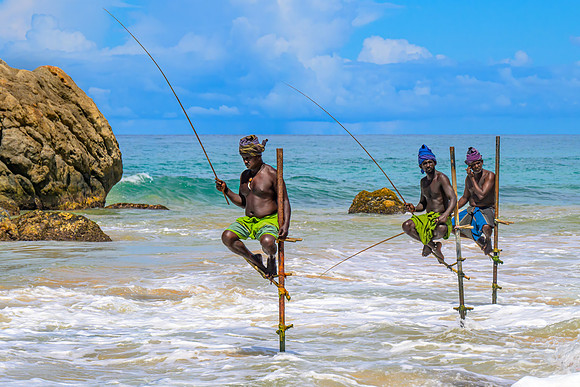 Koggala, Stilt Fishermen I
