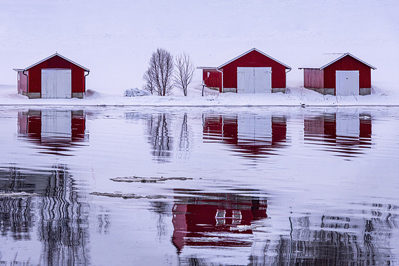 Trio fo cabins