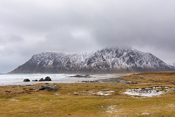 Skagsanden Beach after rain