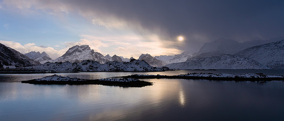Sunset Pano, Hovdan