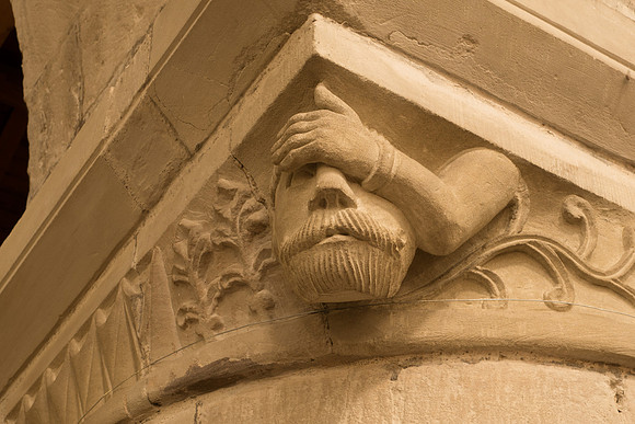 Unusual Carved Capital