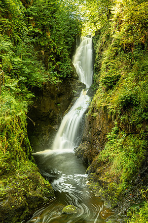 Ess-na-larach waterfall, Glenariff, Antrim Coast