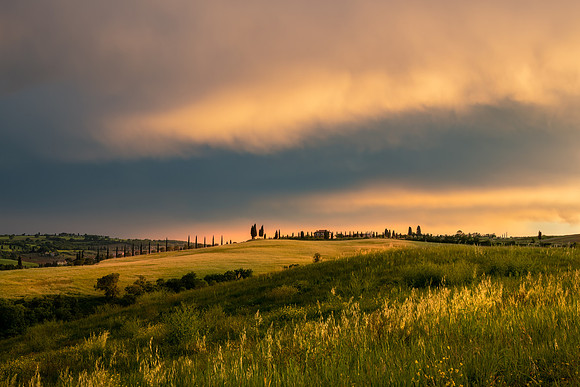 Sunset in Tuscany