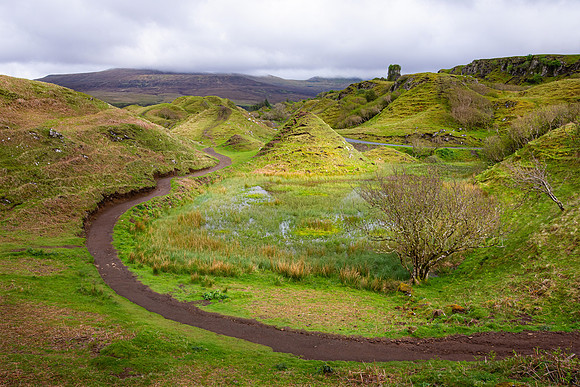 Fairy Glen mounds, Skye