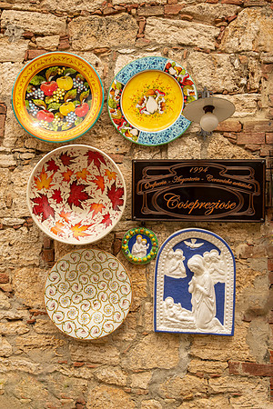 Bagno Vignoni Plates