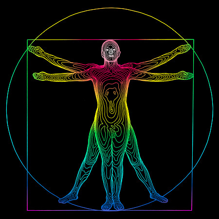 Vitruvian Man. By Robin Williams.
