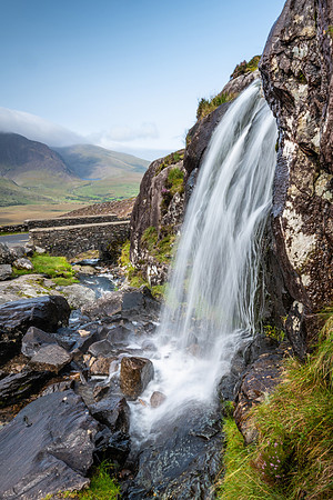 Waterfall Connor Pass, Dingle Peninsula