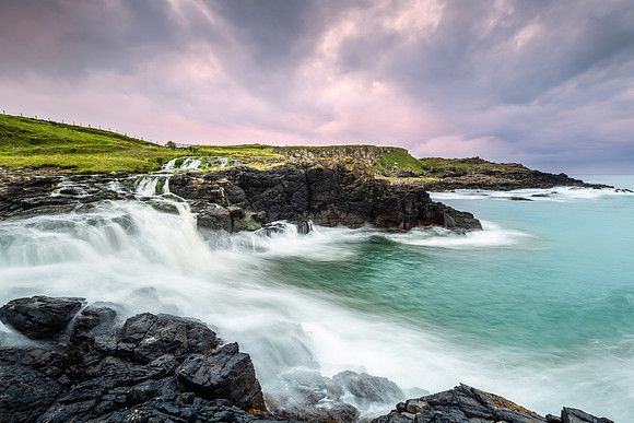 Dunseverick Falls, Antrim Coast