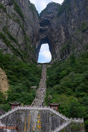The Stairway to Heaven (999 steps), 'Heaven's Gate', Tianmen Mountain, Hunan
