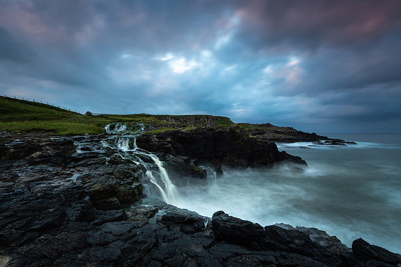 Dunseverick Falls, Antrim Coast