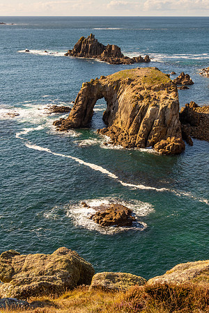 Enys Dodnan Arch, Land's End, Cornwall