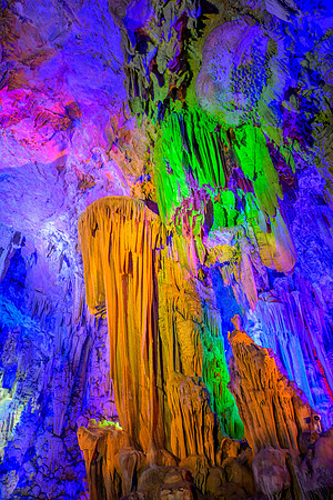 'Reed Flute' Limestone Caves, Guilin I