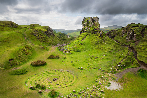 Castle Ewan, Fairy Glen, Skye