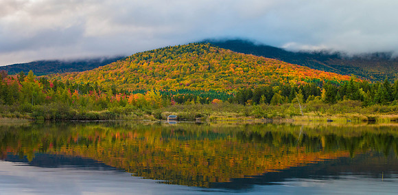 First West Branch Pond, Panorama , Maine