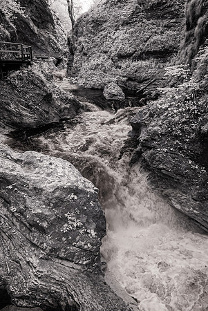 Vintgar Gorge, Slovenia, Infra-red