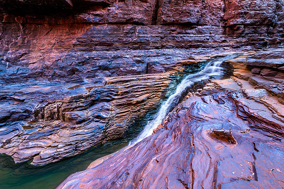 Hancock Gorge Waterfall