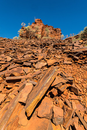 Knox Gorge, Scree Slope