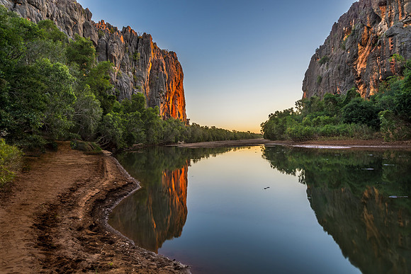 Sunset at Windjana Gorge