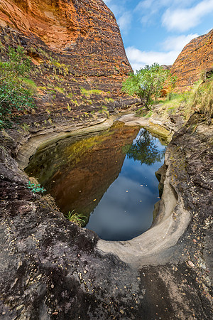 Cathedral Gorge Waterhole, Purnululu