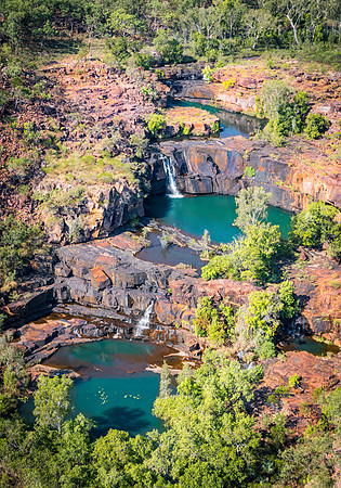 Secret Falls, Mitchell River Plateau, Aerial
