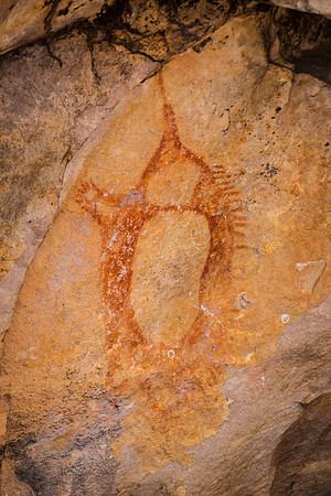 Brolga Rock Art I