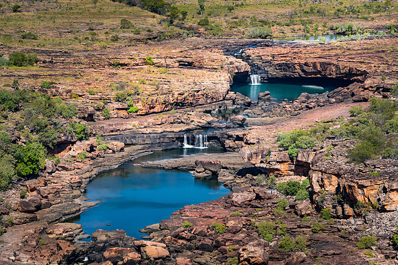 Lower Mitchell Falls, Aerial