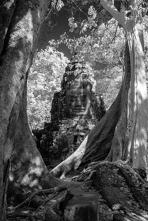Victory Gate, Angkor Thom, Infrared