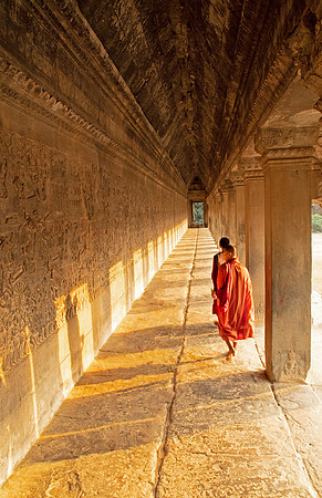 Angkor Wat Monks