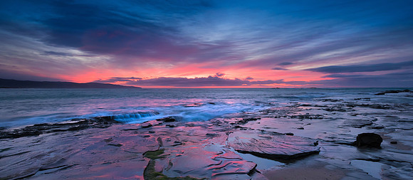 Marengo Beach Sunrise Panorama