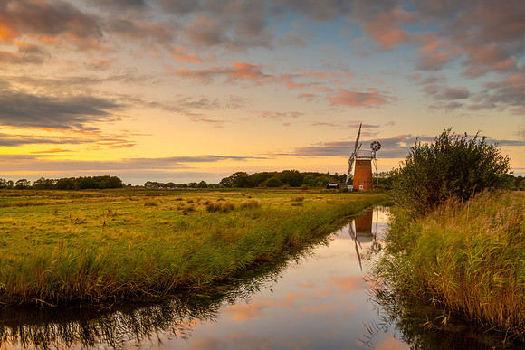 "Last light in Norfolk"