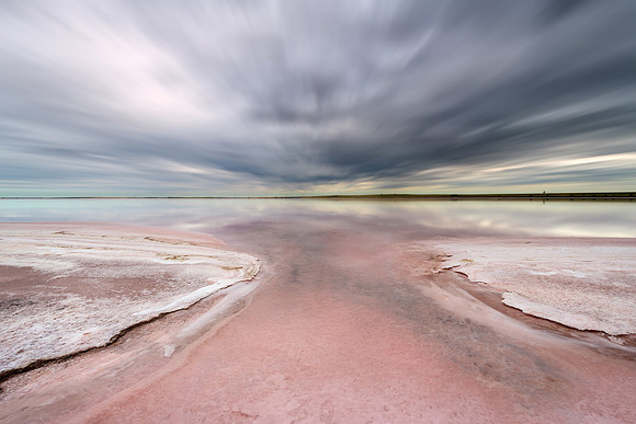 "Storm over Lake Tyrell"