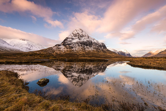 "Dawn breaks in Glencoe"