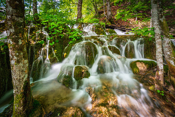 "Plitvice Waterfall II"