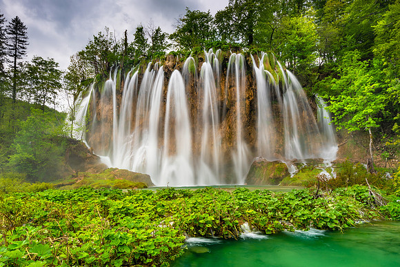 "Plitvice Waterfall IV"