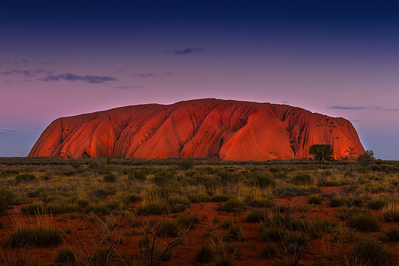 "Last Light at Uluru"