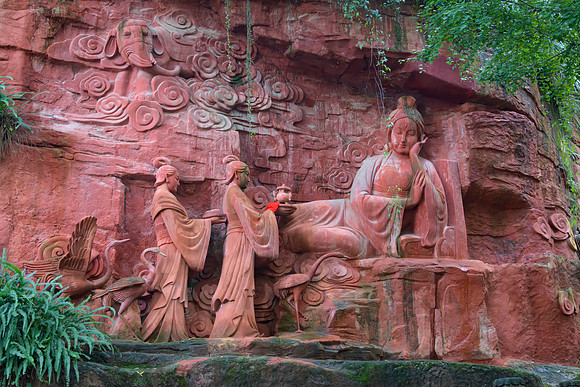 Statuary at Bao Guo Buddist Temple, Emeishan II