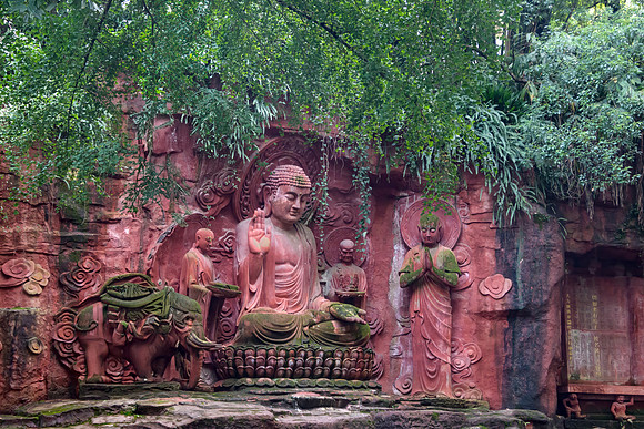 Statuary at Bao Guo Buddist Temple, Emeishan