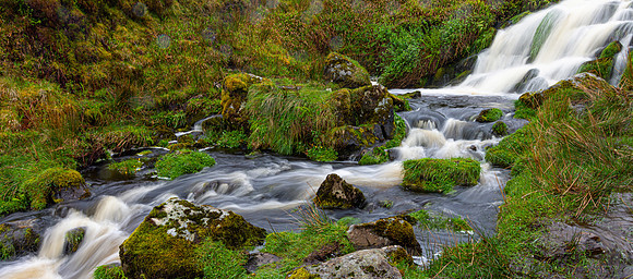 Bridal Veil Falls Panorama, Skye