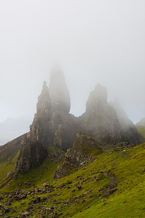 Old Man of Storr in the Fog 2, Skye