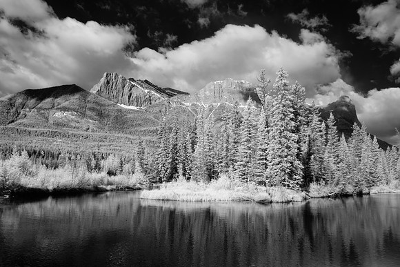 The Bow River - Infrared, Banff NP