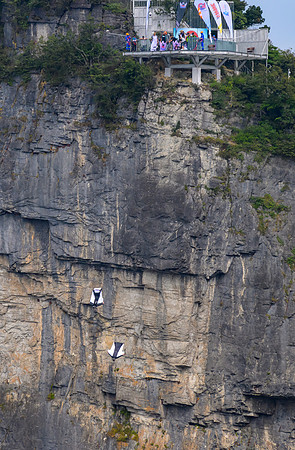 Red Bull World Wingsuit Championships, Tianmen Mountain, Hunan
