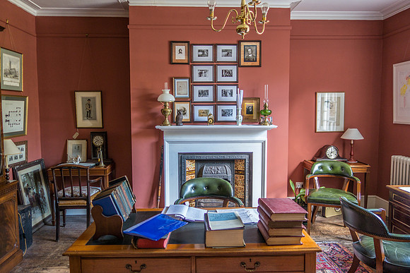 Hardy's (3rd) study at Max Gate