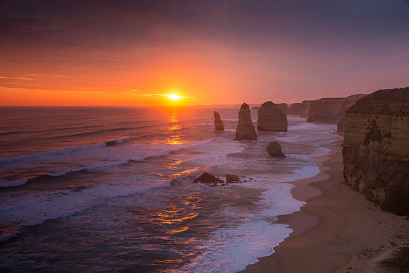 Twelve Apostles Sunset I