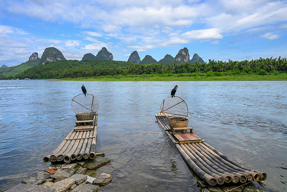 River Li Traditional Cormorant Fishing Boats